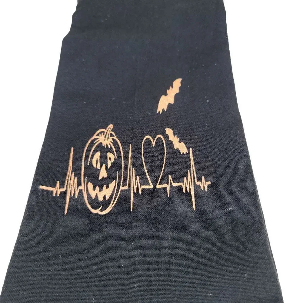 3 Black Halloween 100%‎ Cotton Kitchen Towels